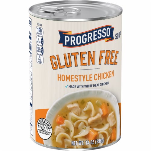 Progresso Gluten Free Homestyle Chicken Soup Perspective: front