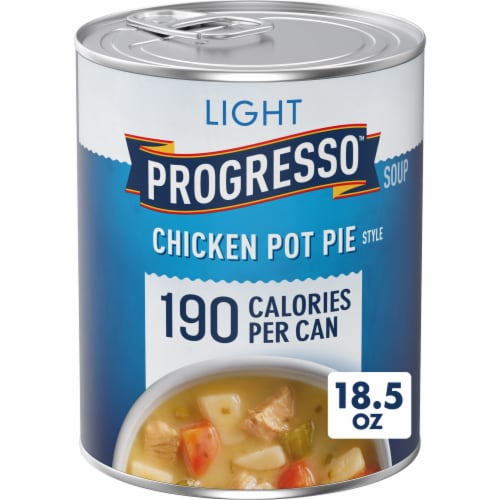 Progresso Light Canned Chicken Pot Pie Style Soup Perspective: front