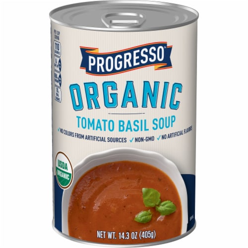 Progresso Organic Tomato Basil Soup Perspective: front