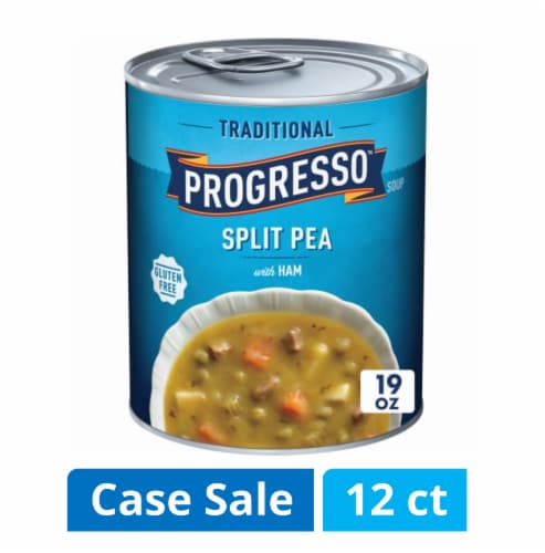 Progresso™ Traditional Split Pea With Ham Canned Soup Case Perspective: front