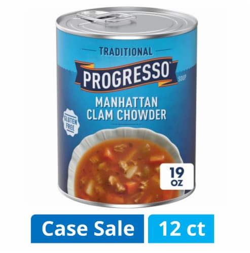 Progresso™ Traditional Manhattan Clam Chowder Canned Soup Gluten Free Perspective: front