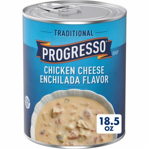 Progresso Traditional Chicken Cheese Enchilada Flavor Soup Perspective: front