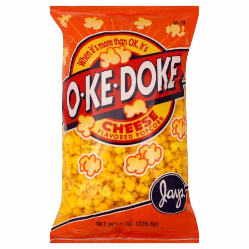 O-Ke-Doke Cheese Popcorn Perspective: front