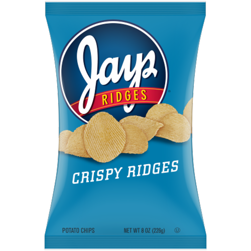 Jays® Original Crispy Ridges Potato Chips Perspective: front