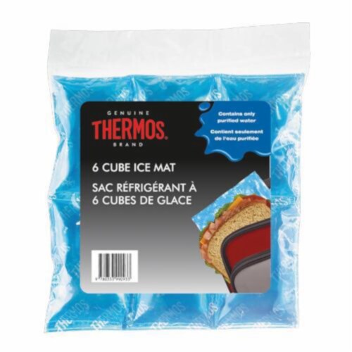 Thermos Jugs & Cooler 6 Cube Ice Mat - Blue Perspective: front