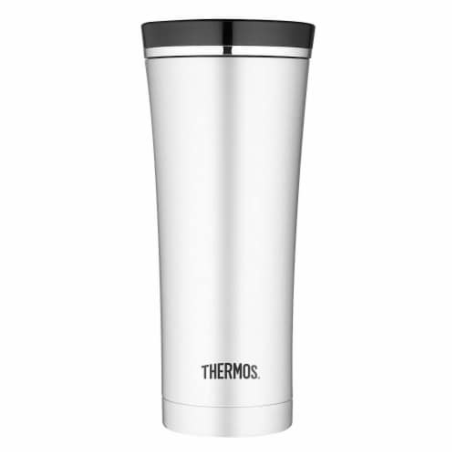 Thermos Steel Vacuumware Tumbler - Silver/Black Perspective: front