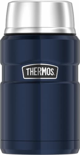 Thermos Stainless Steel Food Jar - Midnight Blue Perspective: front