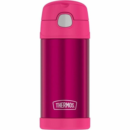 Thermos Vacuum Insulated Bottle with Straw