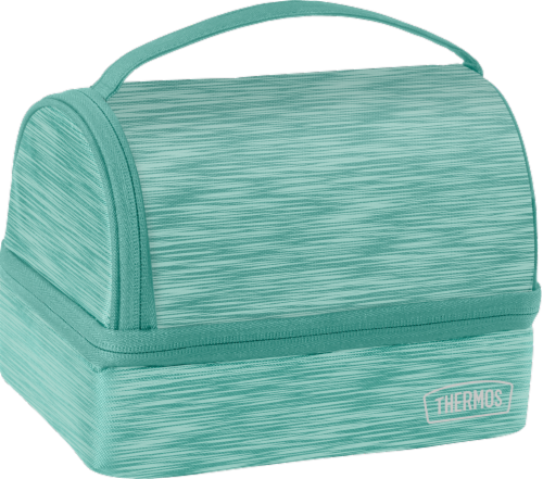 Thermos Dual Lunch Bag - Turquoise Perspective: front