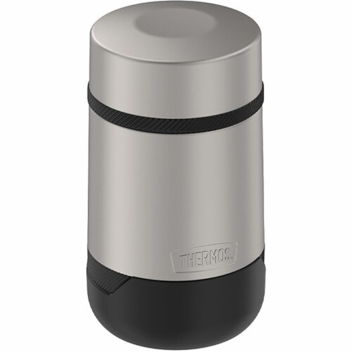 Thermos 18 oz Guardian Stainless Steel Food Jar, Blue Perspective: front