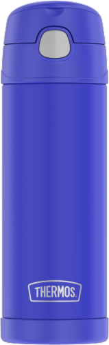 Thermos FUNtainer Stainless Steel Vacuum Insulated Hydration Bottle - Royal Blue Perspective: front
