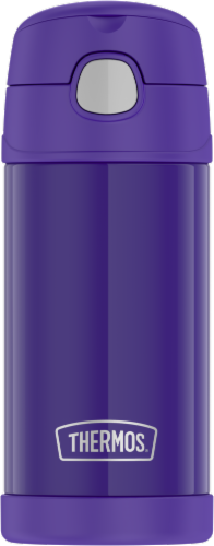 Thermos FUNtainer Stainless Steel Vacuum Insulated Hydration Bottle - Violet Indigo Perspective: front