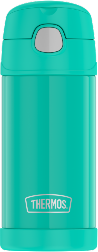 Thermos FUNtainer Stainless Steel Vacuum Insulated Hydration Bottle - Turquoise Perspective: front