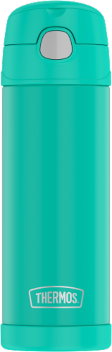 Thermos FUNtainer Stainless Steel Vacuum Insulated Hydration Bottle - Turquoise Perspective: front