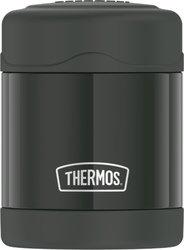 Thermos FUNtainer Vacuum Insulated Food Jar - Matte Black Perspective: front