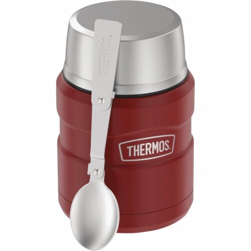 Thermos King 16 Ounce Food Jar - Matte Red Perspective: front