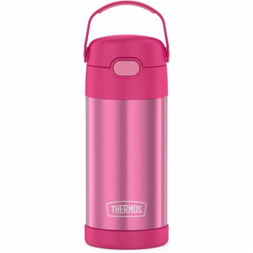 Thermoflask Kids 16 oz Stainless Steel Insulated Water Bottles, 2 Pack  (Pink) 