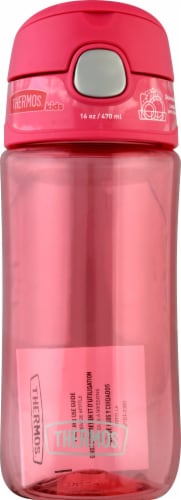Thermos Plastic Spout Lid Hydration Bottle - Raspberry Perspective: front