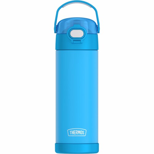 Thermos® FUNtainer® Bottle with Straw - Denim Blue Perspective: front