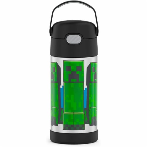 THERMOS Funtainer 10 Ounce Food Jar, Minecraft & FUNTAINER 12 Ounce Bottle,  Minecraft