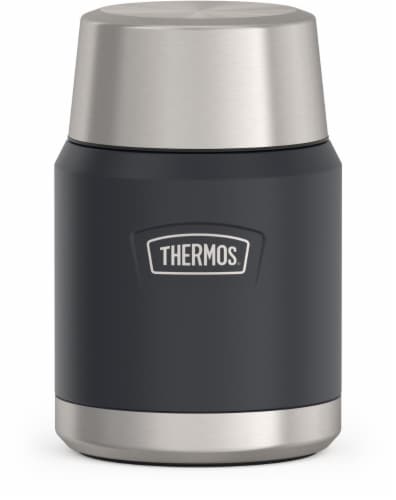 Thermos Stainless Steel Food Jar with Spoon Granite, 16 oz - Harris Teeter