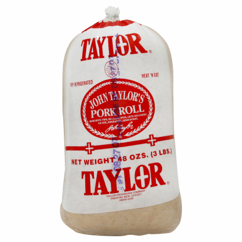 Taylor Pork Roll Fresh Sliced Deli Meat Perspective: front