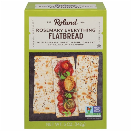 Roland® Rosemary Everything Flat Bread Perspective: front