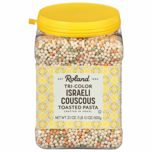 Roland® Tri-Color Toasted Pasta Israeli Couscous Perspective: front