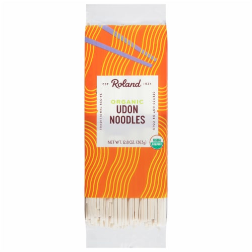 Roland Organic Traditional Udon Noodles Perspective: front