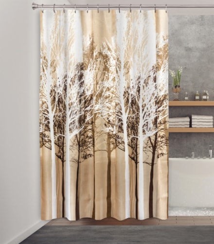 HD Designs® Forest Fabric Shower Curtain Perspective: front