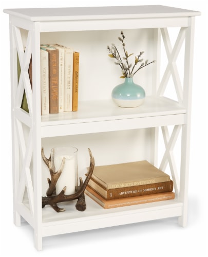 Everyday Living 3 Tier Bookcase - White Perspective: front