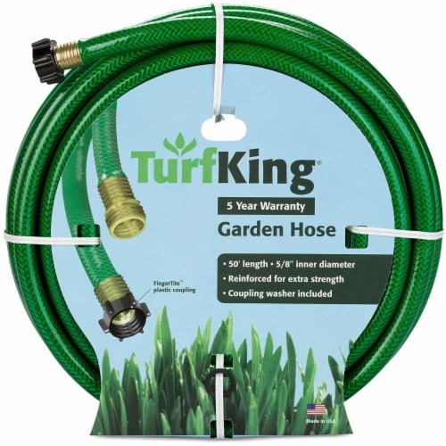 Turf King® Garden Hose - Green Perspective: front