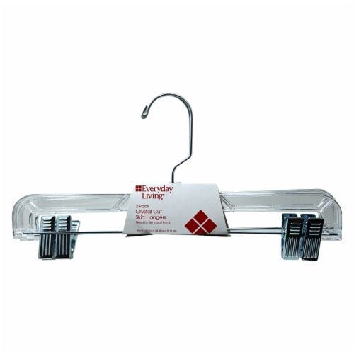 Everyday Living® Crystal Cut Skirt Hangers Perspective: front