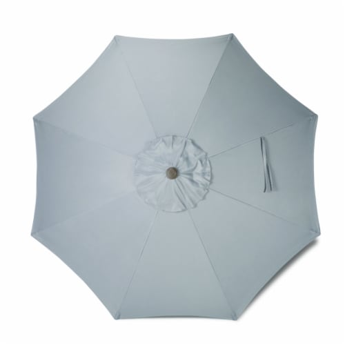 HD Designs Outdoors® Market Umbrella - Gray Perspective: front