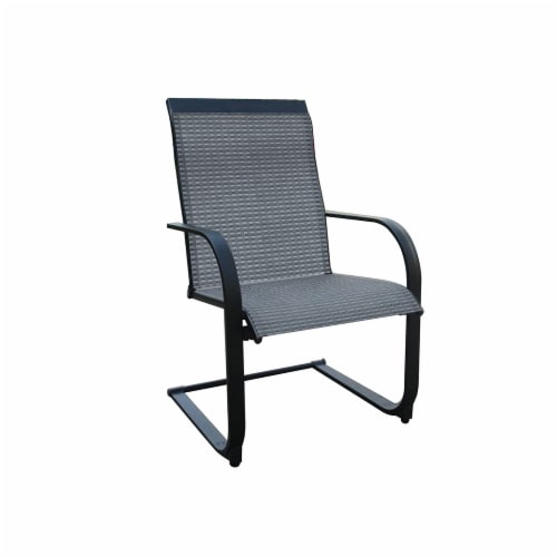 HD Designs Outdoors® Skylar Sling Spring Dining Chair Perspective: front