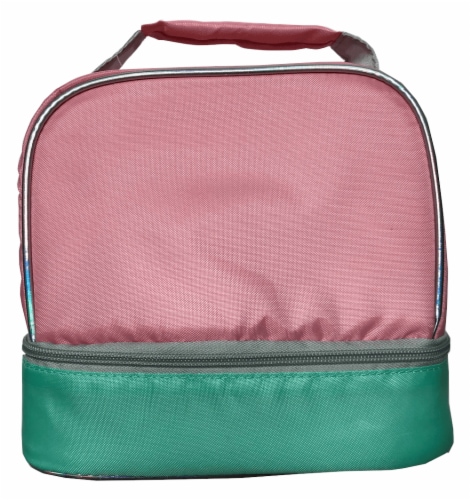 Everyday Living Color Block Lunch Box - Very Berry/Geranium Pink Perspective: front