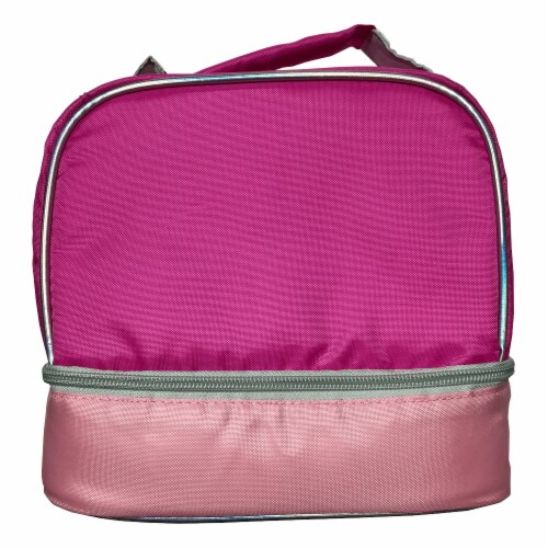 Everyday Living Color Block Lunch Box - Very Berry/Geranium Pink Perspective: front