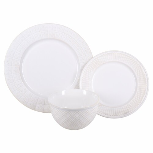 Mason Ceramic Dinnerware Set - White, 12 pc - Kroger