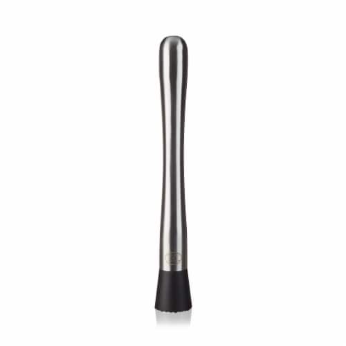 Dash of That® Stainless Steel Muddler - Silver Perspective: front