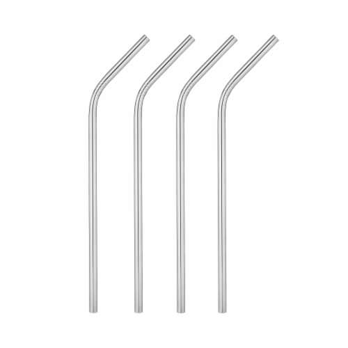 Dash of That Stainless Steel Straws - Silver Perspective: front