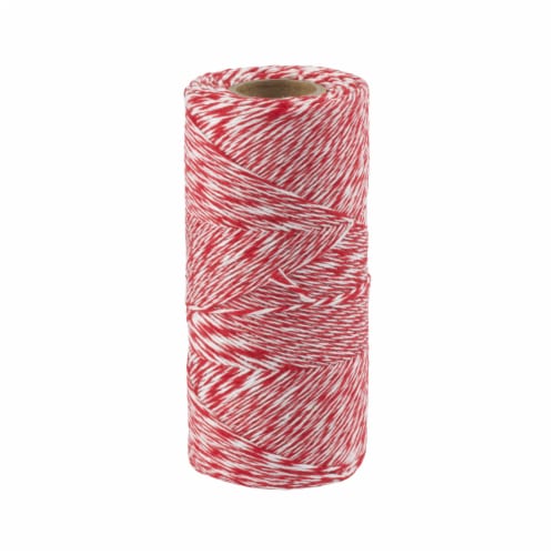 Dash Of That Cotton Twine - Red/White Perspective: front