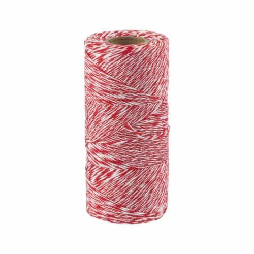 Dash Of That Cotton Twine - Red/White, 2300 ft - Kroger