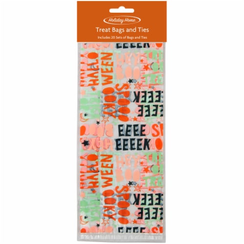 Holiday Home™ Happy Halloween Treat Bags Perspective: front