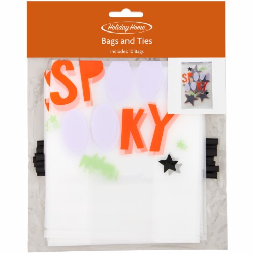Holiday Home™ Spooky Halloween Treat Bags Perspective: front