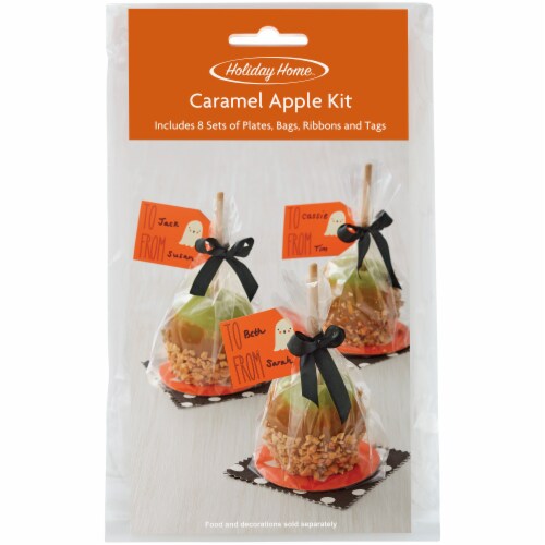 Holiday Home™ Caramel Apple Kit Ghost Bag Perspective: front