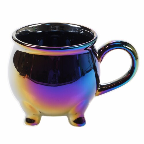 Holiday Home All Hallows Cauldron Shaped Mug - Irridescent Perspective: front