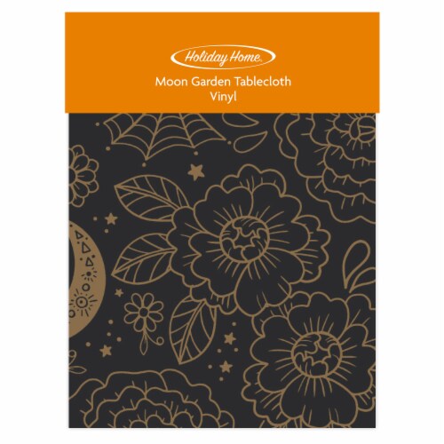 Holiday Home® Moon Garden Vinyl Tablecloth - Assorted Perspective: front
