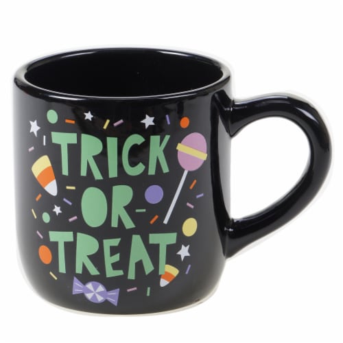 Holiday Home Trick or Treat Mug Perspective: front