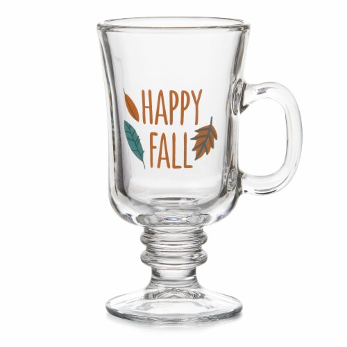 holiday glass mugs