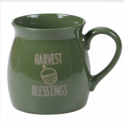Holiday Home Harvest Blessings Wax Relief Mug Perspective: front